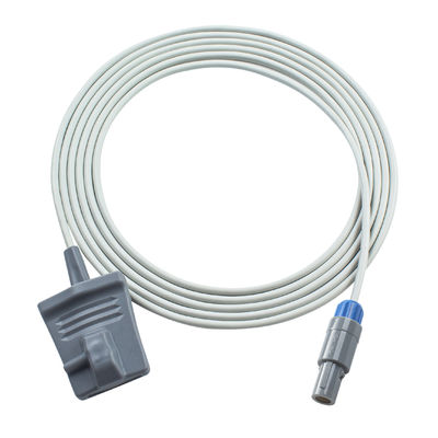 سازگاری Trismed 7000K بزرگسال نرم نوک مستقیم SpO2 سنسور 3.0M 5Pin تک نوچ تکنولوژی دیجیتال