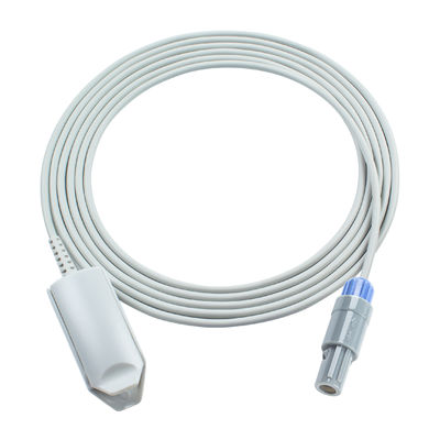 6Pin 40Degree Adult Finger Clip SpO2 Sensor 3.0M سازگار با Drager Vist 120 Vist 120s