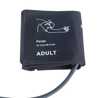 دستبند NIBP برای بزرگسالان بدون مثانه لوله ی تک 27.5-36.5 سانتی متر دستبند نیلونی