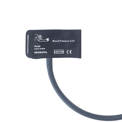 دستبند نوزاد NIBP بدون مثانه لوله ی تک 5.8-10.8 سانتی متر دستبند نیلونی