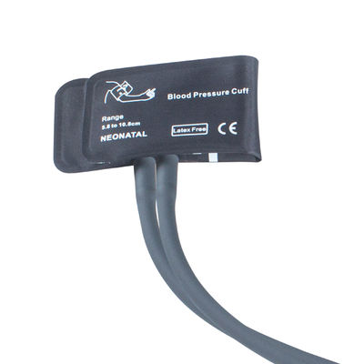 دستبند نوزاد NIBP دو لوله بدون مثانه 5.8-10.8 سانتی متر دستبند نیلونی