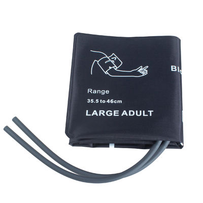 دو لوله بزرگ بزرگ NIBP مانچه بدون مثانه 35.5-46cm مانچه نایلون