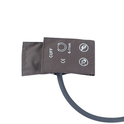 کیسه بسته بندی نوزاد NIBP Manchuf Single Tube 6-11cm TPU Manchuf قهوه ای