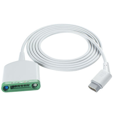سازگاری با کابل بیمار 6 پاد 3.5M 6Lead ECG با SpO2 / دمای / ECG عملکرد