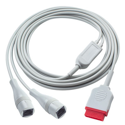 3.5M طول مانیتور بیمار 11Pin به 2x کابل Abbott IBP برای GE Dash Carescape B650