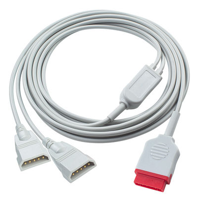کنترل فشار خون بیمار GE IBP کابل 11Pin به 2x PVB 5Pin 3.5M