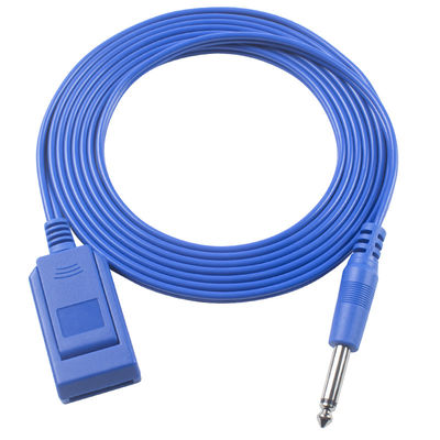 3.0M پی وی سی الکترو جراحی یکبار مصرفی بادکنک های زمین گیری ESU کابل برای نتایج جراحی دقیق