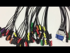 سیم شفاف رادیویی Spacelabs کابل سرب ECG 1 متری شفاف 10 سرب